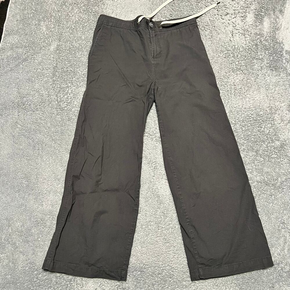 Vuori Black Wide-Leg Track Pants